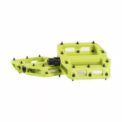 Coppia Pedali Flat Bontrager Line Elite Volt Green