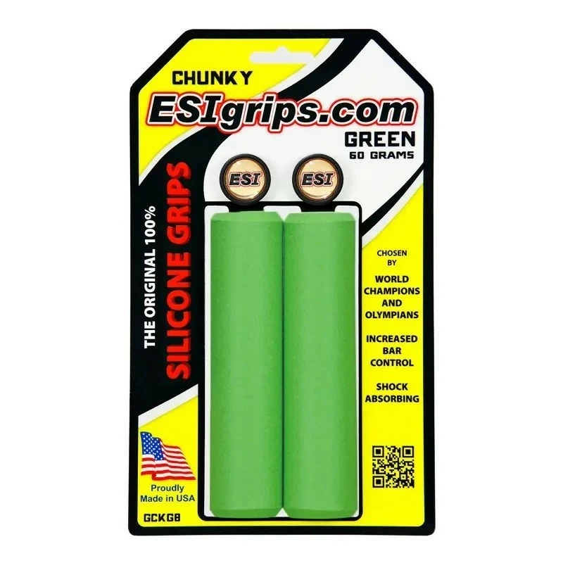 Manopole ESIgrips Chunky - Green 3 Manopole ESIgrips Chunky - Green