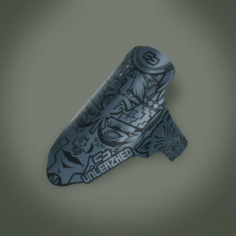 Parafango Unleazhed Mudguard M01 Tatanka Dark 4 Parafango Unleazhed Mudguard M01 Tatanka Dark - immagine 2