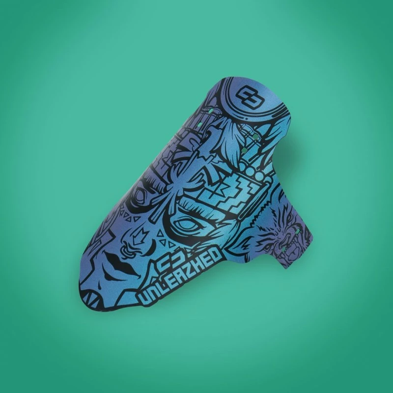 Parafango Unleazhed Mudguard M01 Tatanka Turquoise 4 Parafango Unleazhed Mudguard M01 Tatanka Turquoise - immagine 2