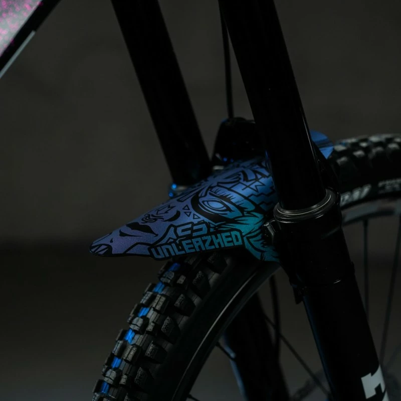 Parafango Unleazhed Mudguard M01 Tatanka Turquoise 7 Parafango Unleazhed Mudguard M01 Tatanka Turquoise - immagine 5