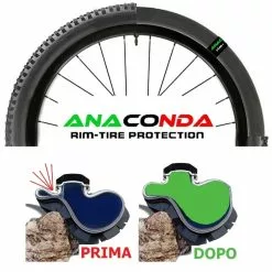 Anaconda By Barbieri Sistema Mousse Run Flat Anaconda STRONG + Valvole Tubeless Per Copertoni 27.5" Da 2.00" A 2.30" Di Larghezza -Vendite BICICLETTE sistema mousse run flat anaconda strong valvole tubeless per copertoni 275 da 200 a 230 di larghezza 2