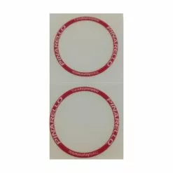 Stickers Bb Red Most Per Pinarello F10-F12-F-Prince - Set Da 2 Pezzi